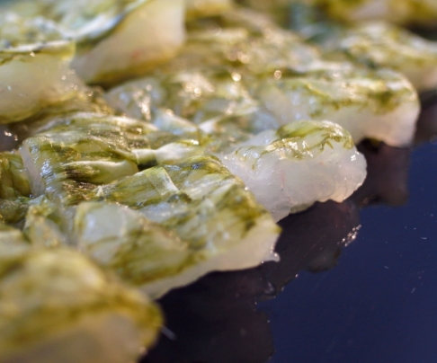 えび系の昆布〆